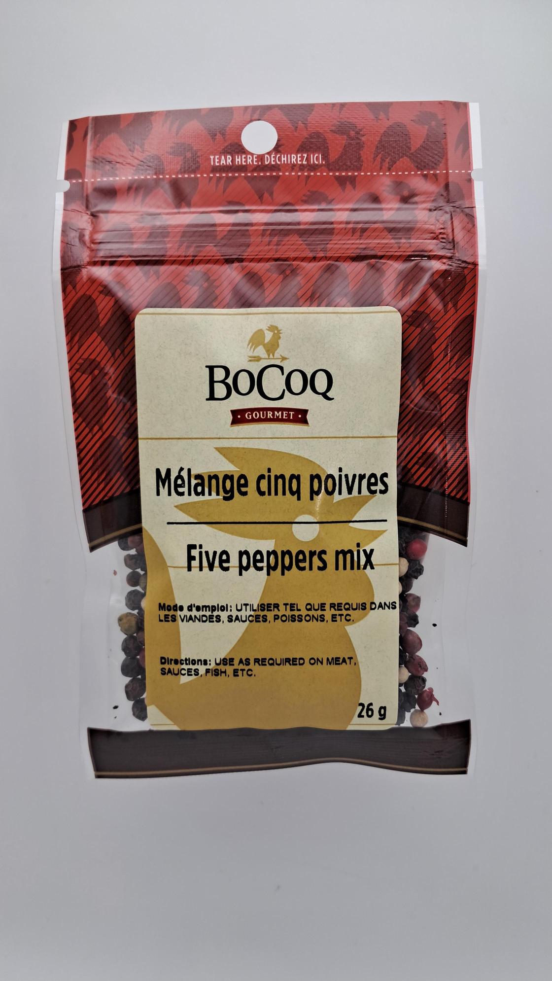 Mélange cinq poivres - 26g
