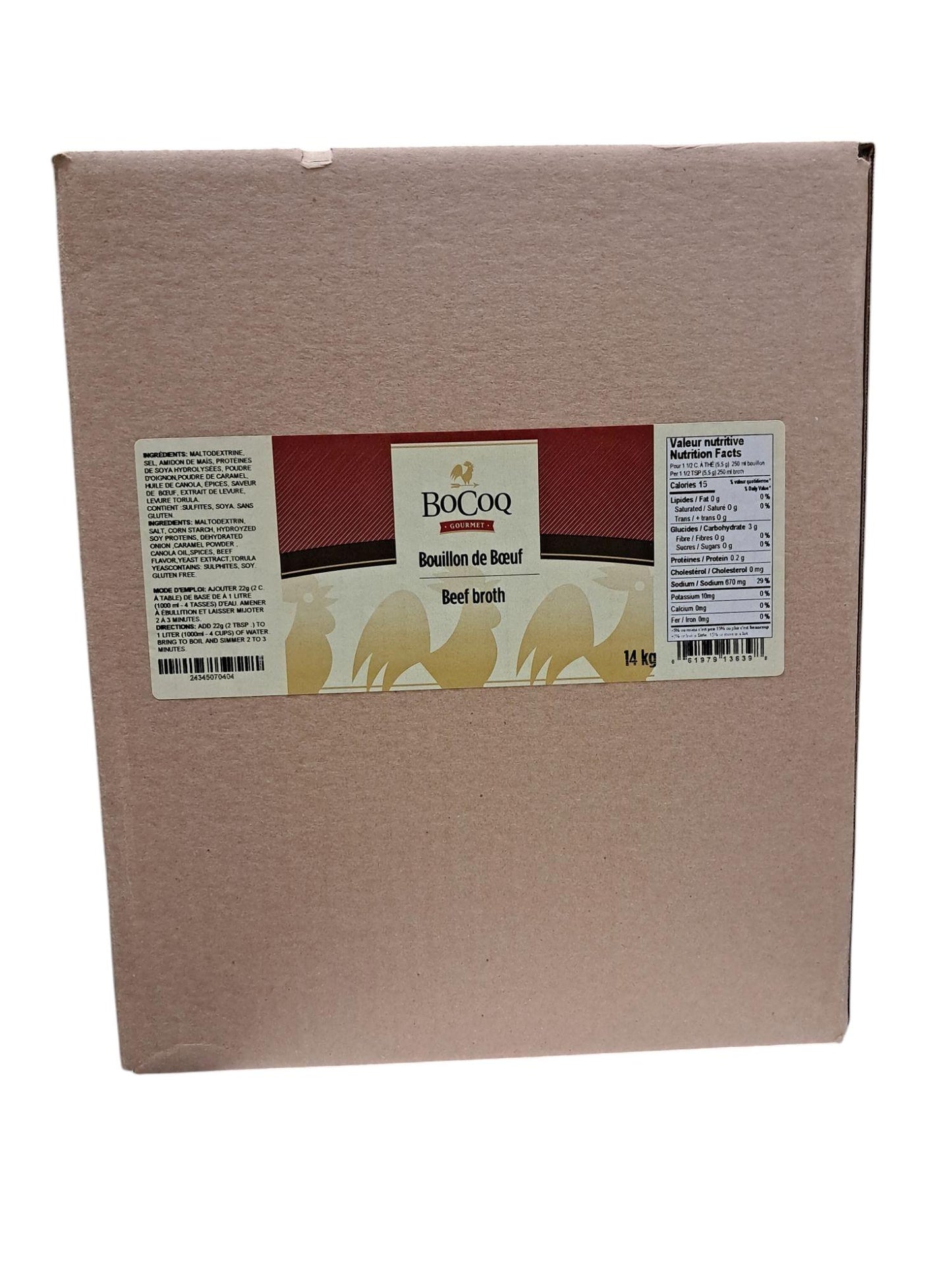 Bouillon de Boeuf - 14 Kg