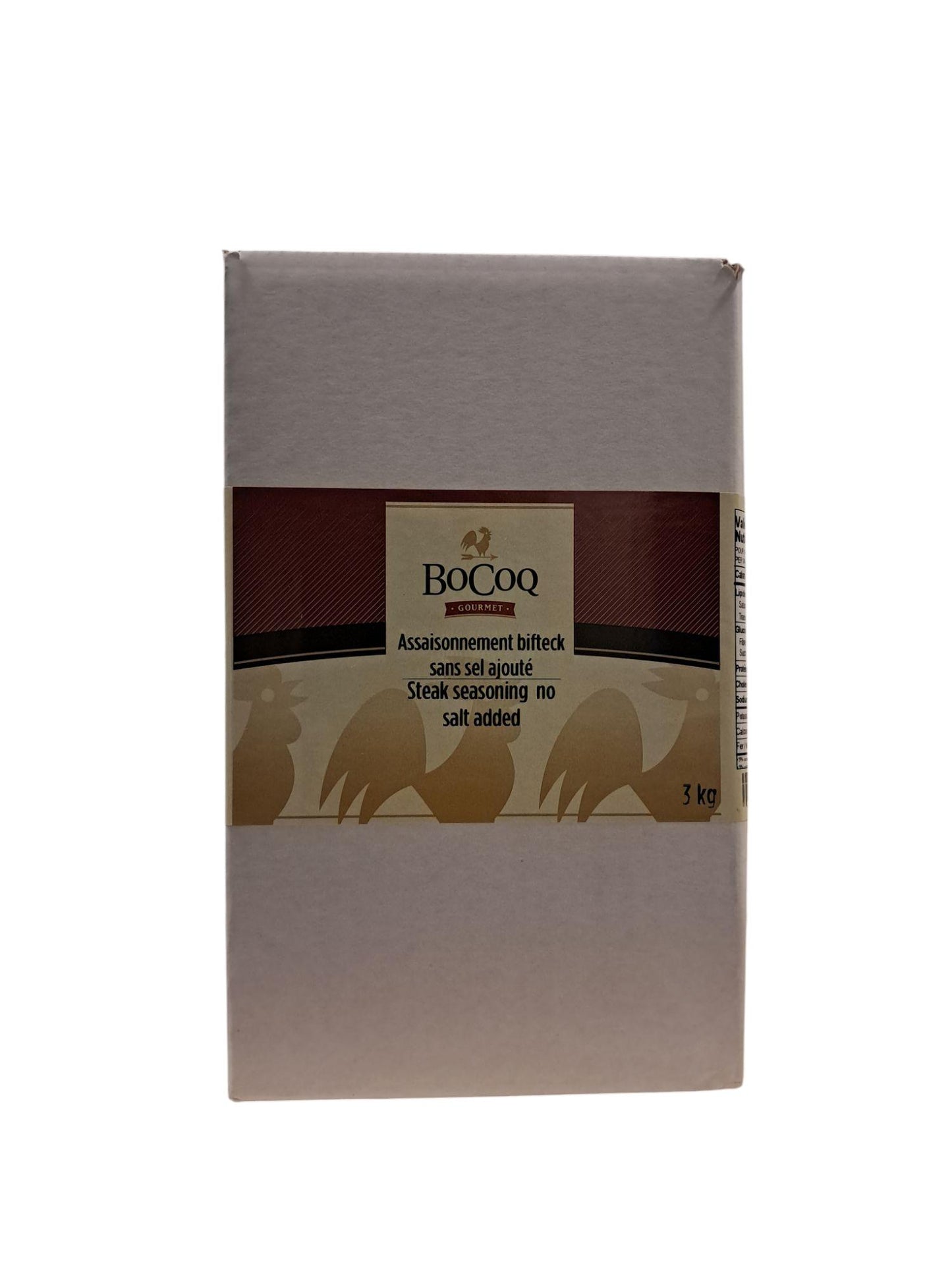 Assaisonnement Bifteck sans sel ajouté - 3 kg