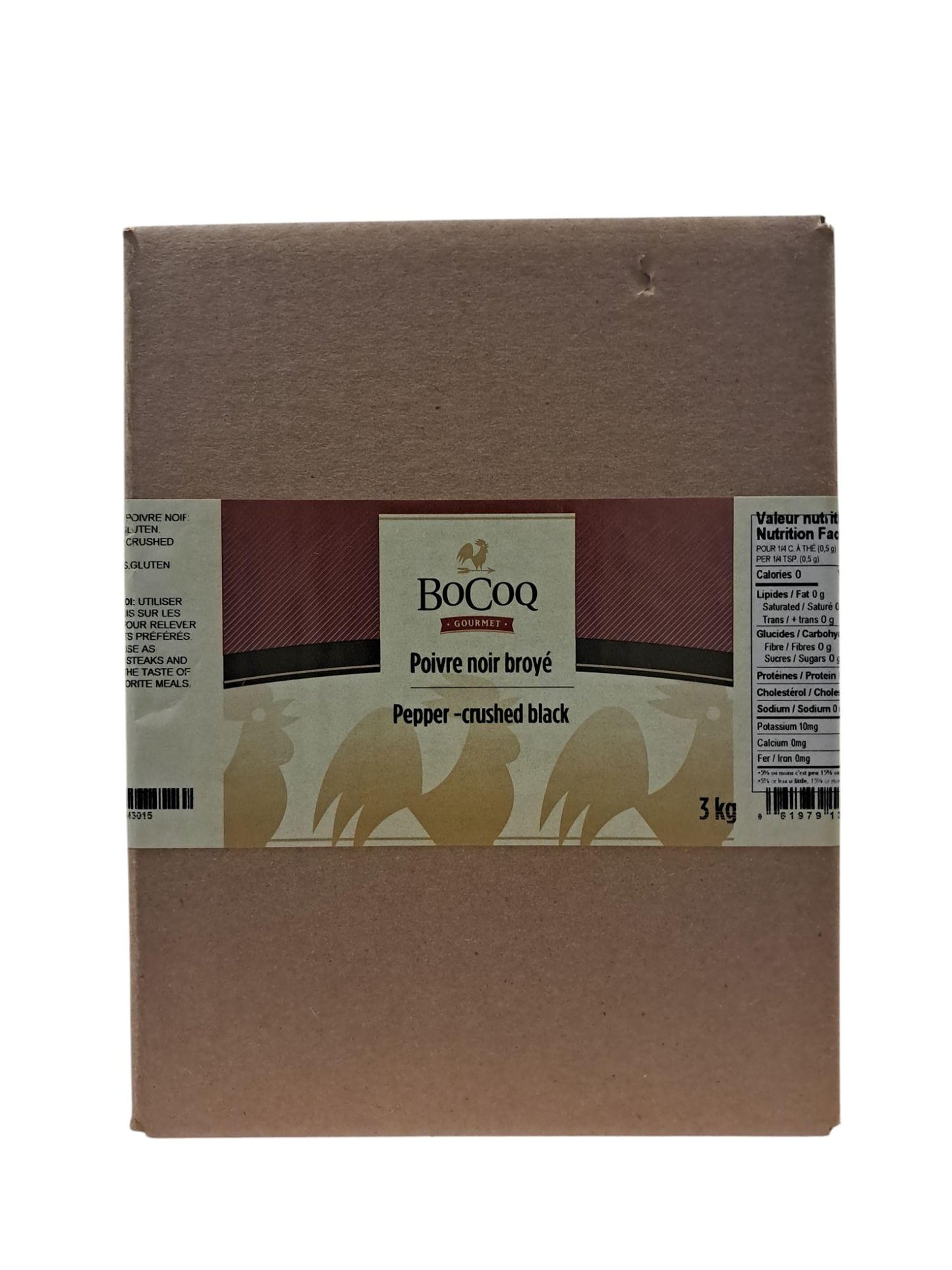 Poivre noir broyé - 3 kg