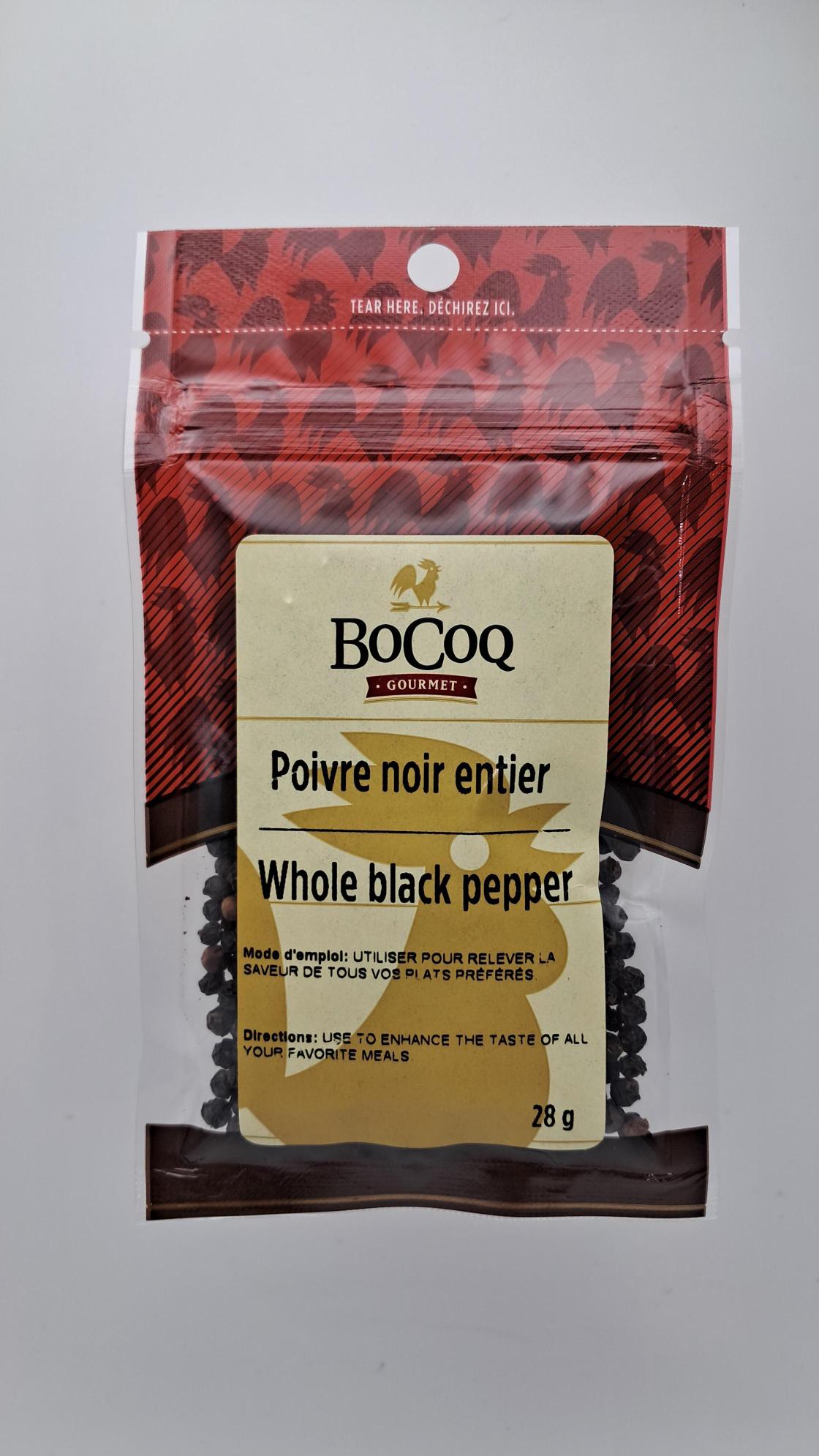 Poivre noir entier - 28g